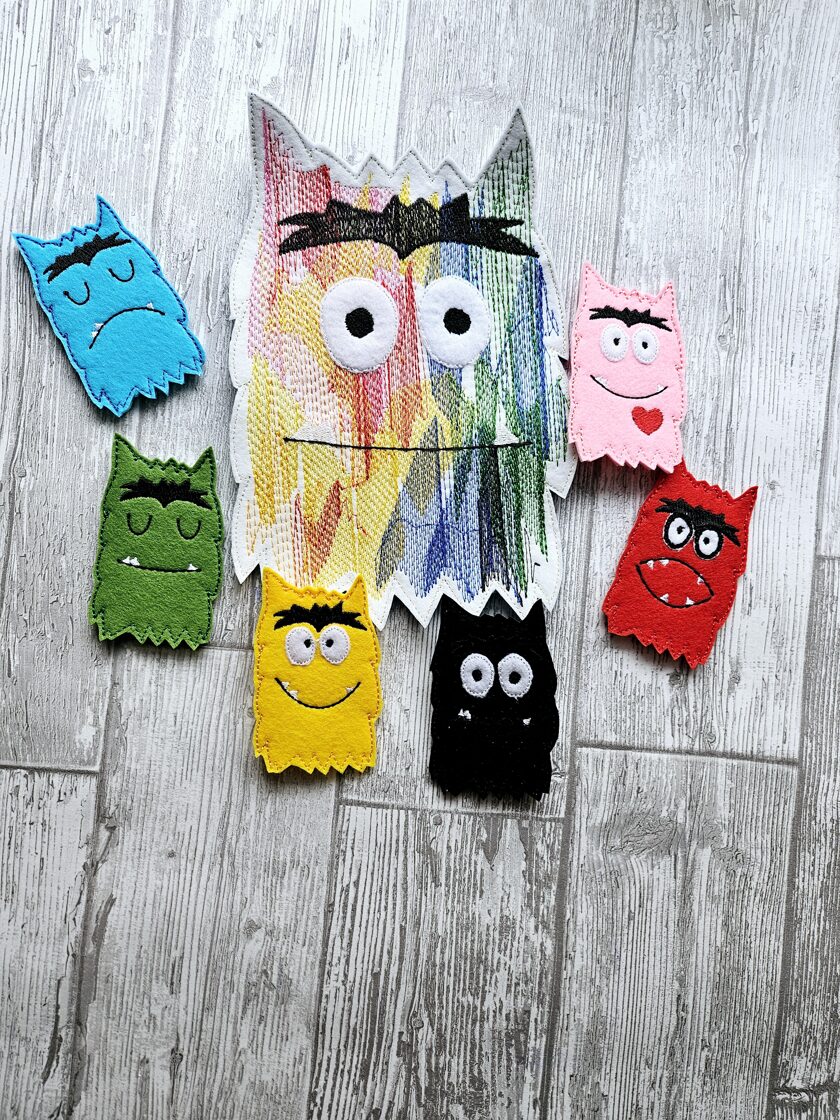 Kolorowy zestaw emocji