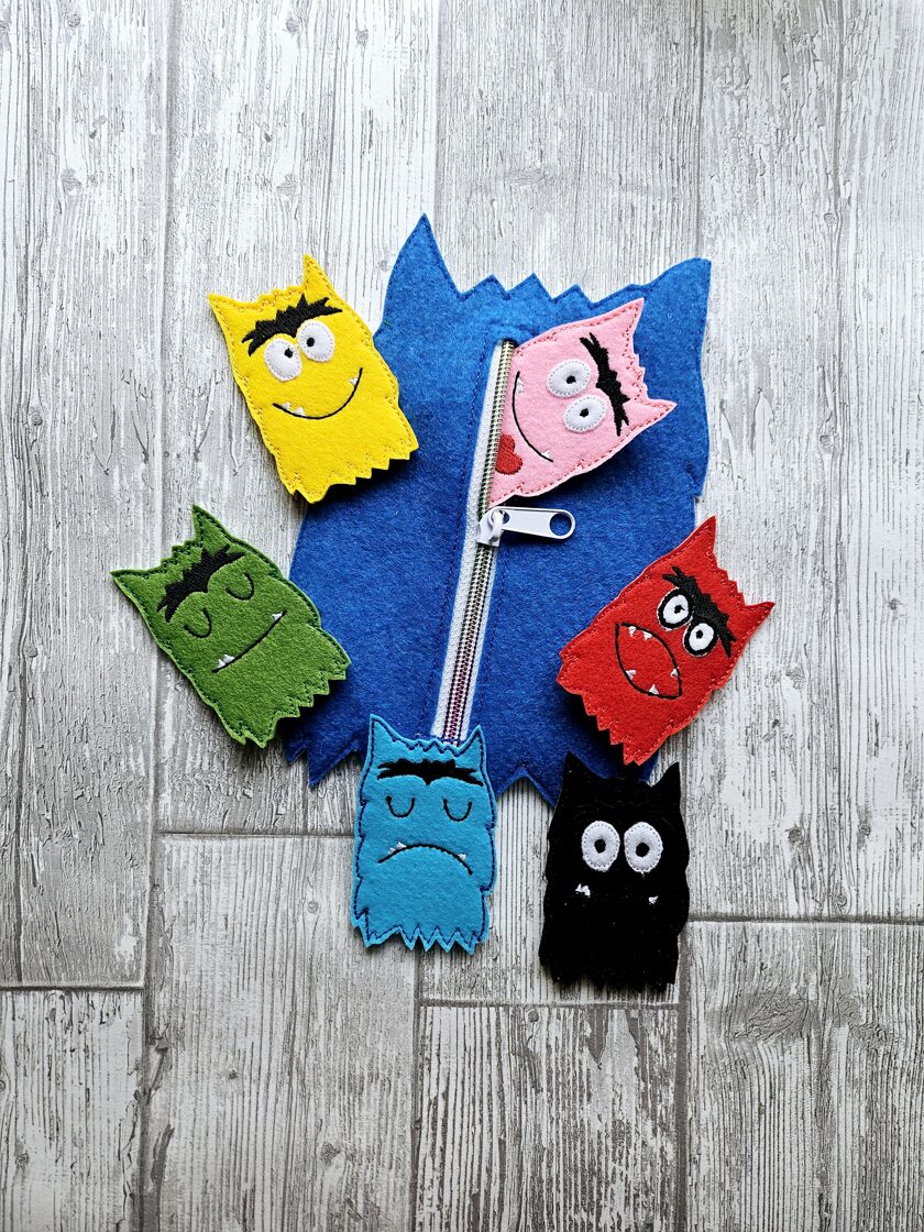 Kolorowy zestaw emocji