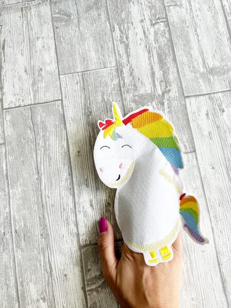 Pacynka na rękę – Jednorożec  Gucio